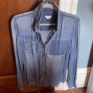 Tommy M soft Demin button down shirt